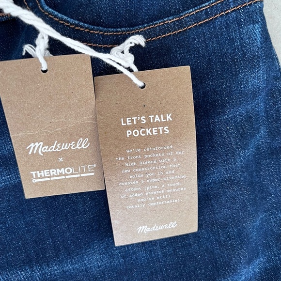 MADEWELL Curvy High-Rise Skinny Jeans Tarren Wash Plus Size 36 - NWT - Picture 10 of 14